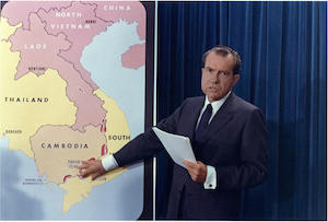 Nixon announces entry of US in Cambodia